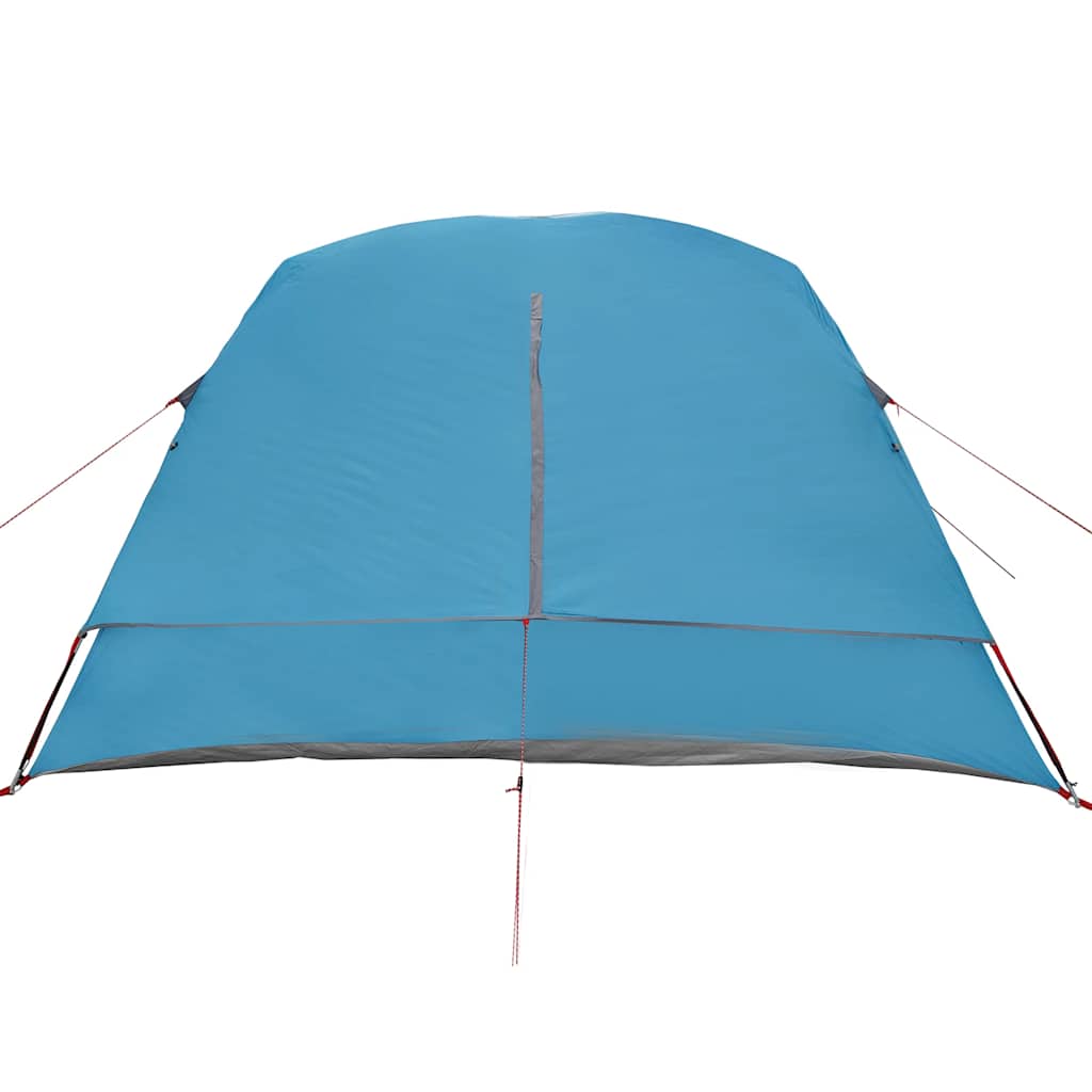 Tenda de campismo cabana para 4 pessoas impermeável azul
