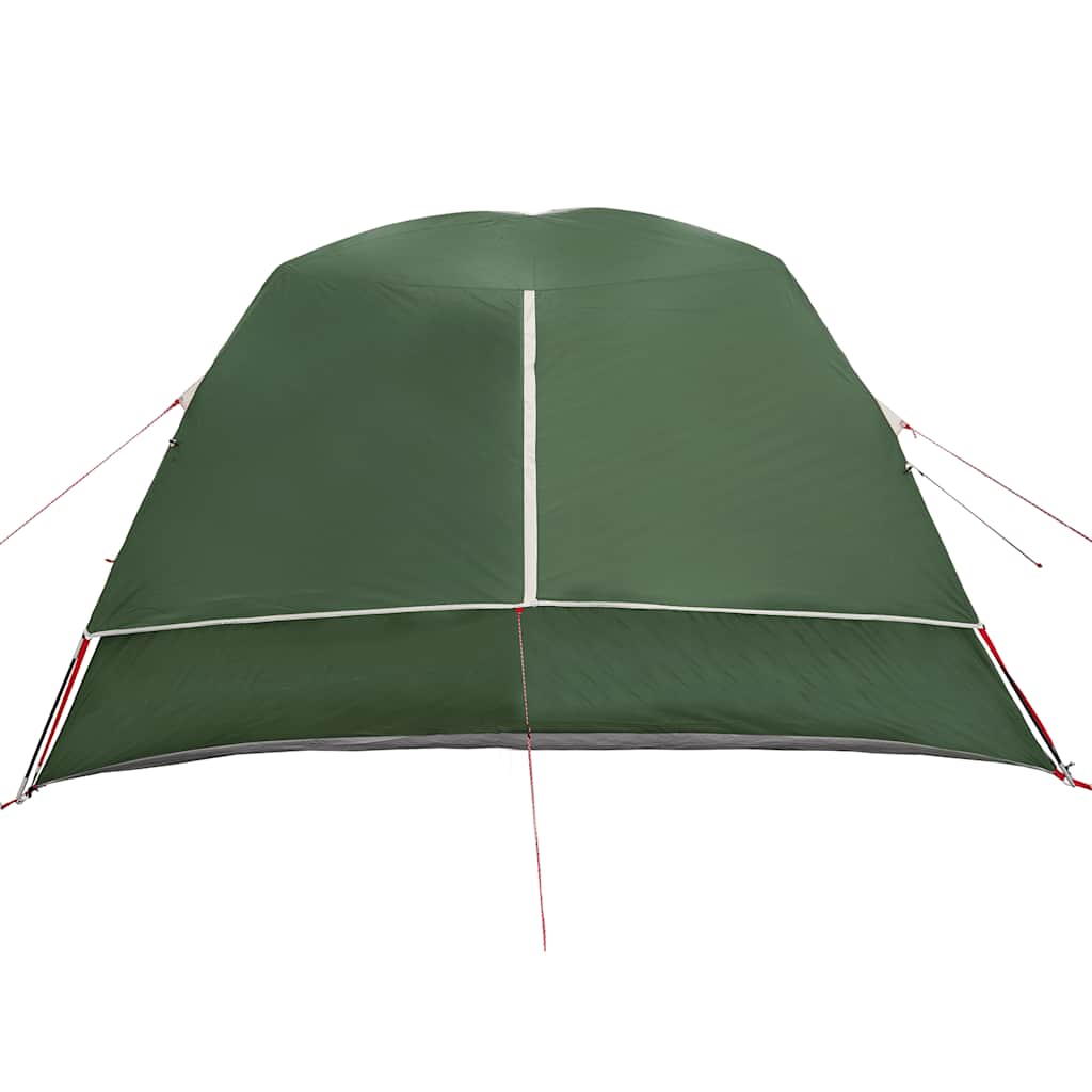 Tenda familiar estilo cabana para 6 pessoas impermeável verde
