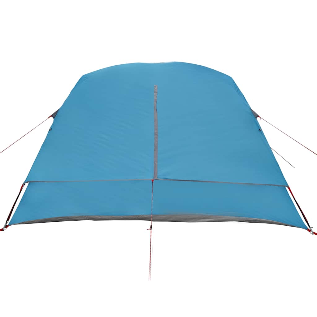 Tenda familiar estilo cabana para 6 pessoas impermeável azul