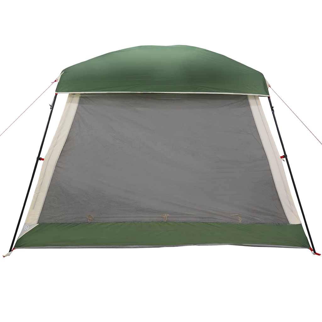 Tenda familiar estilo cabana para 6 pessoas impermeável verde