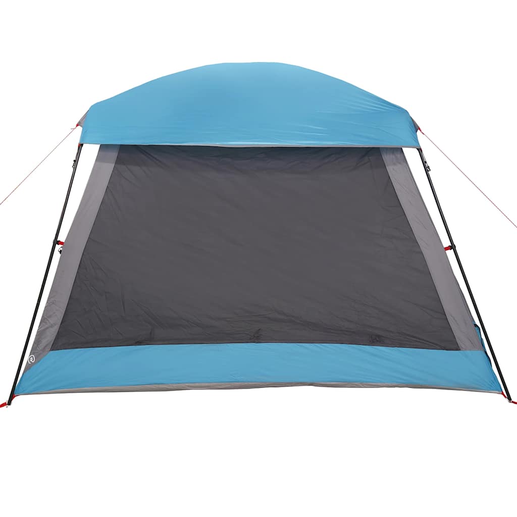 Tenda familiar estilo cabana para 6 pessoas impermeável azul