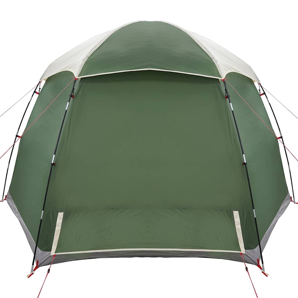 Tenda familiar estilo Igloo para 6 pessoas impermeável verde