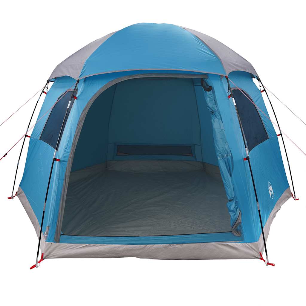 Tenda familiar estilo Igloo para 6 pessoas impermeável azul