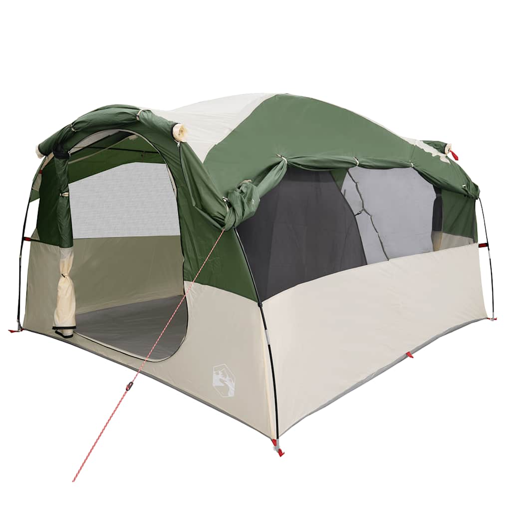 Tenda familiar túnel para 6 pessoas impermeável verde