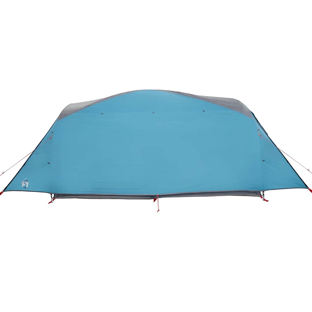 Tenda familiar túnel para 6 pessoas impermeável azul