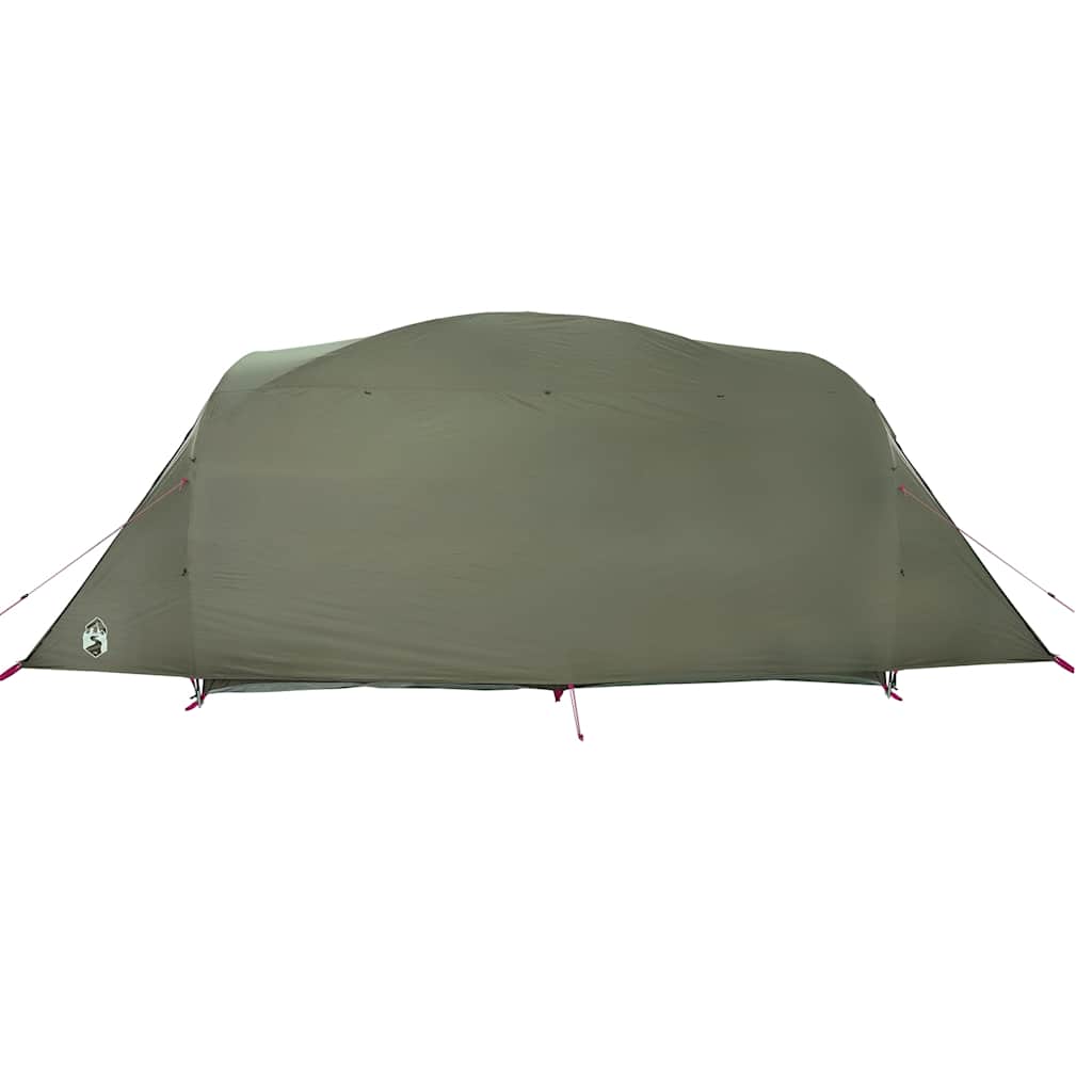 Tenda familiar túnel para 6 pessoas impermeável verde azeitona