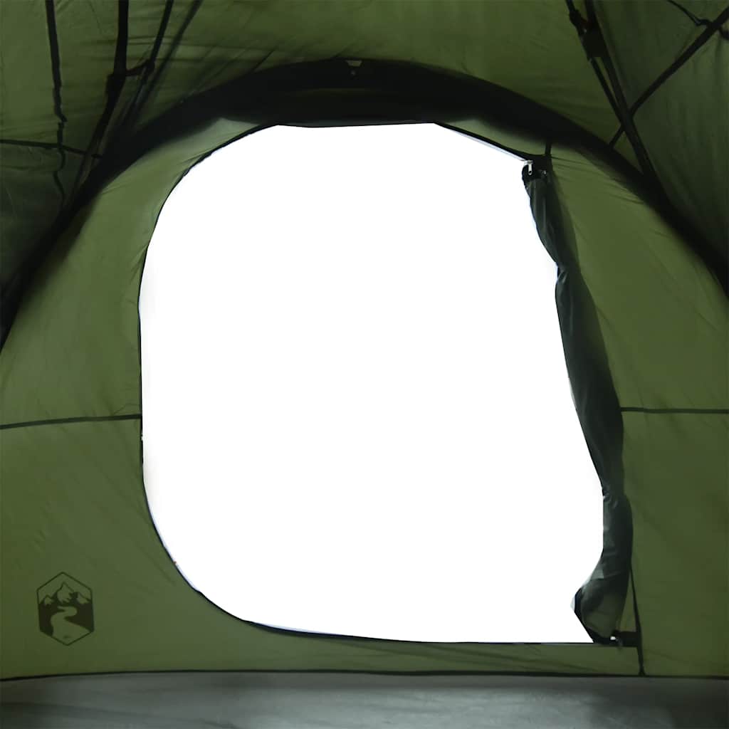 Tenda familiar túnel para 6 pessoas impermeável verde azeitona