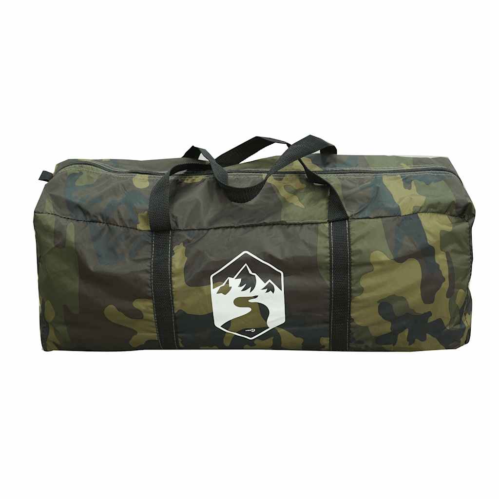 Tenda familiar túnel para 6 pessoas impermeável camuflagem