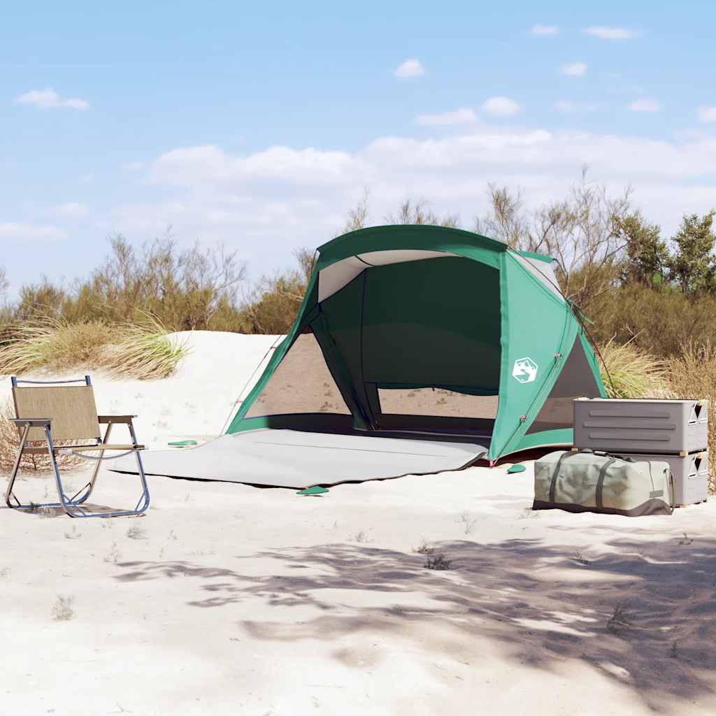 Tenda de praia 2 Pessoas impermeável verde mar