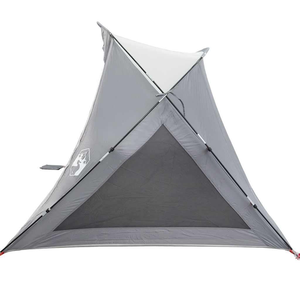 Tenda de praia 2 Pessoas impermeável cinzento