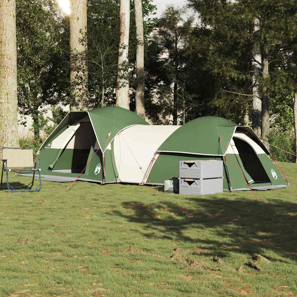 Tenda de campismo para 5 pessoas impermeável verde