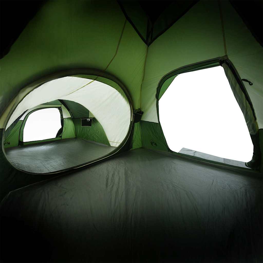 Tenda de campismo para 5 pessoas impermeável verde