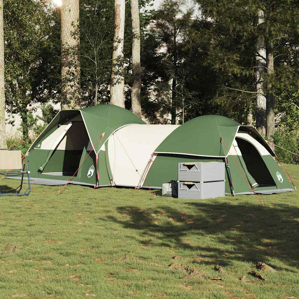 Tenda de campismo para 5 pessoas impermeável verde