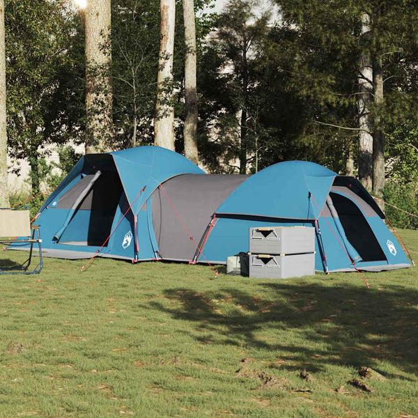 Tenda de campismo para 5 pessoas tecido impermeável azul