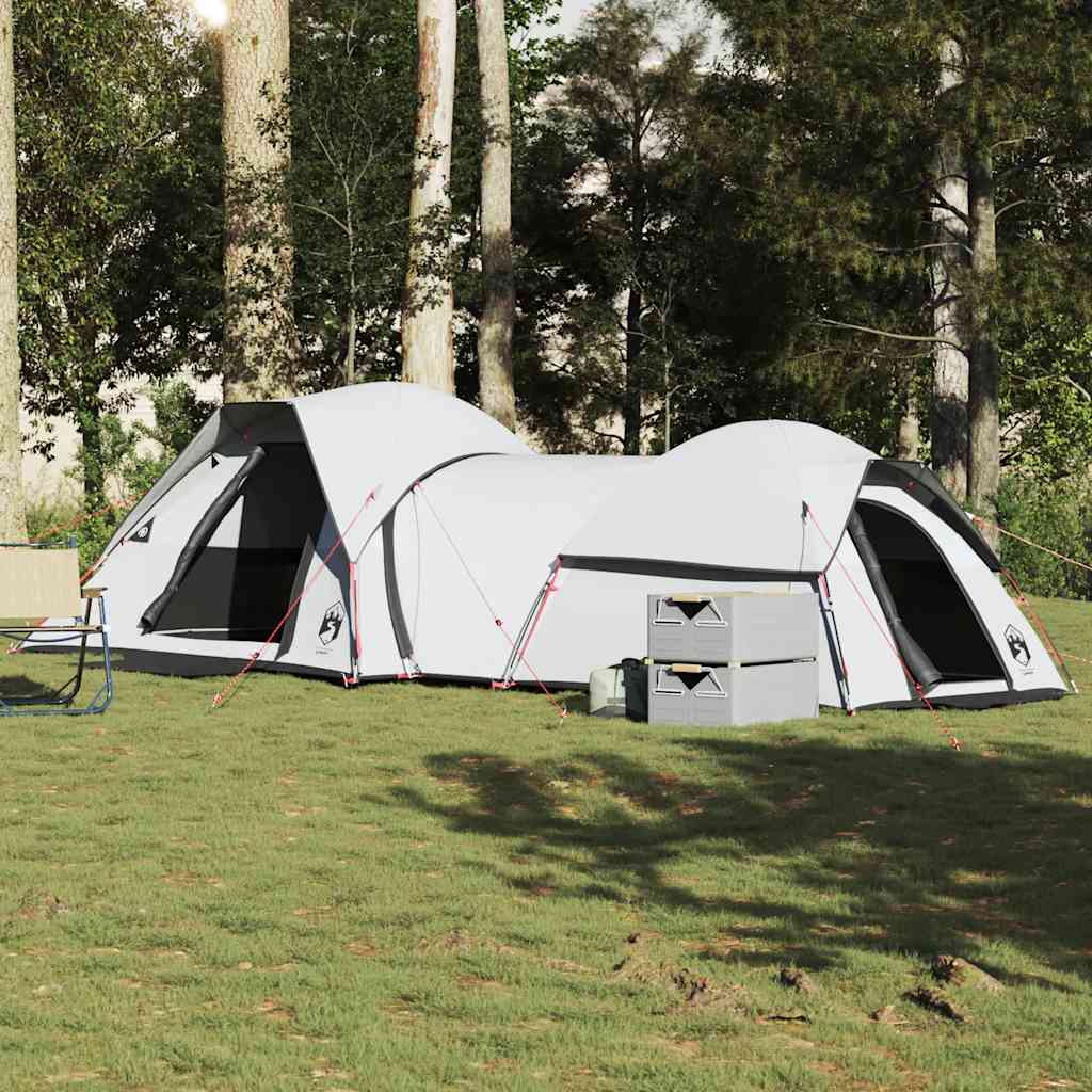 Tenda de campismo p/ 5 pessoas tecido opaco impermeável branco