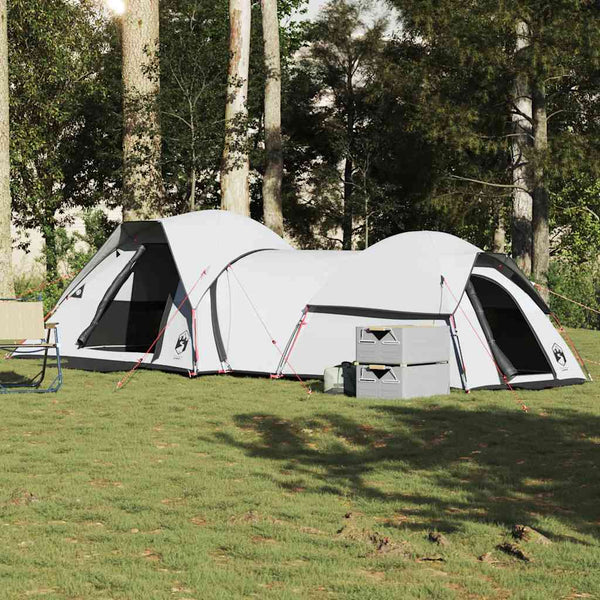 Tenda de campismo p/ 5 pessoas tecido opaco impermeável branco