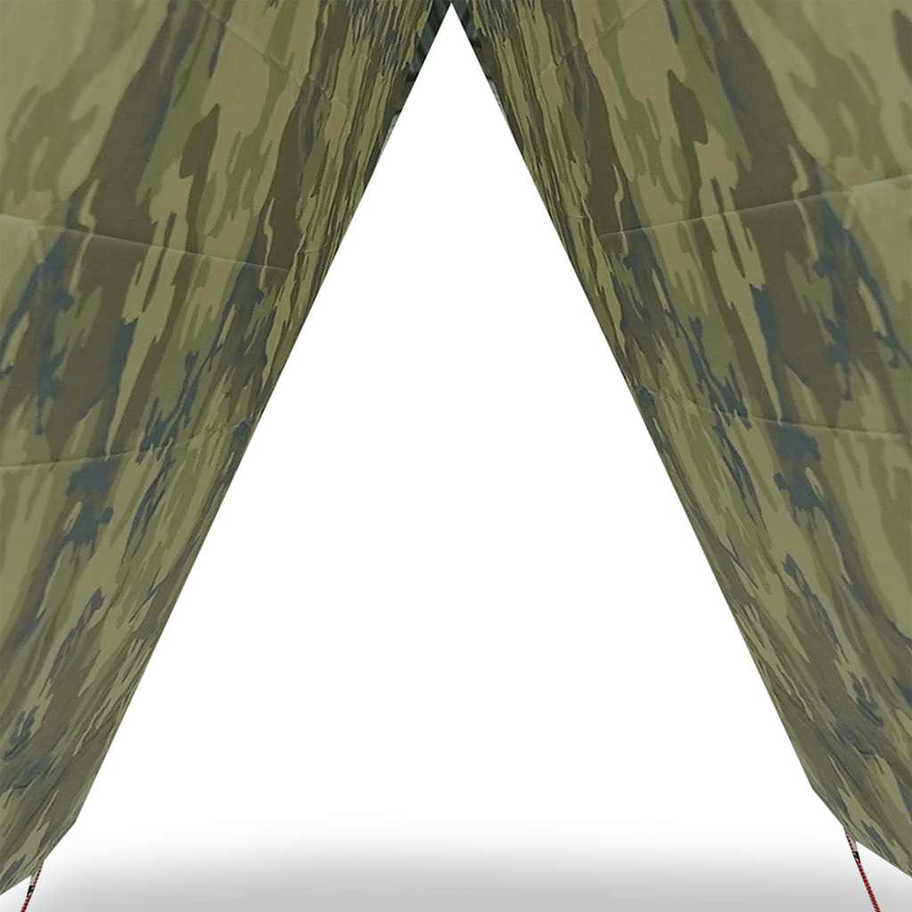 Lona de campismo 306x306 cm impermeável camuflagem
