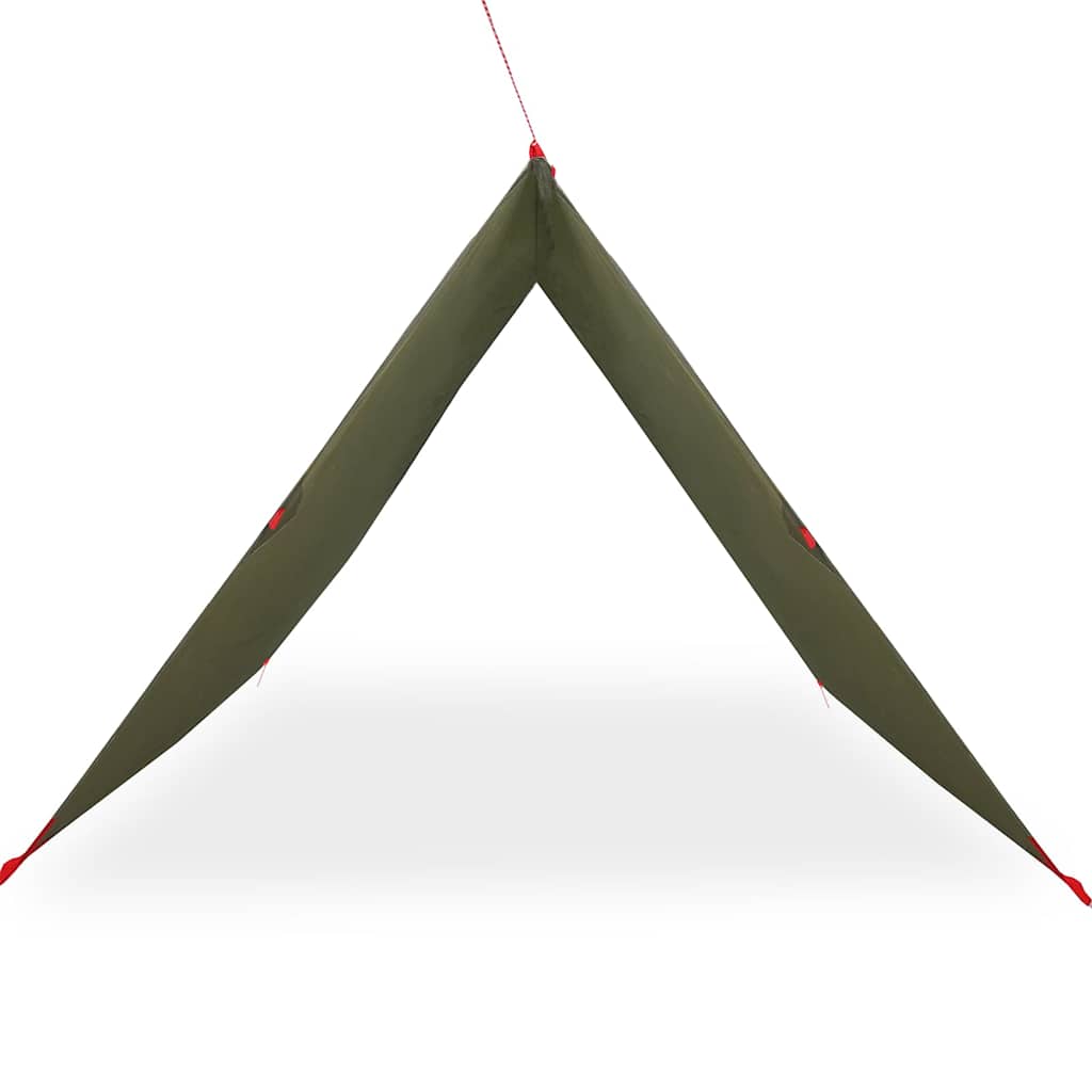 Lona de campismo 366x306 cm impermeável verde azeitona