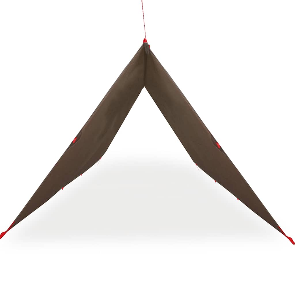 Lona de campismo 506x306 cm impermeável castanho
