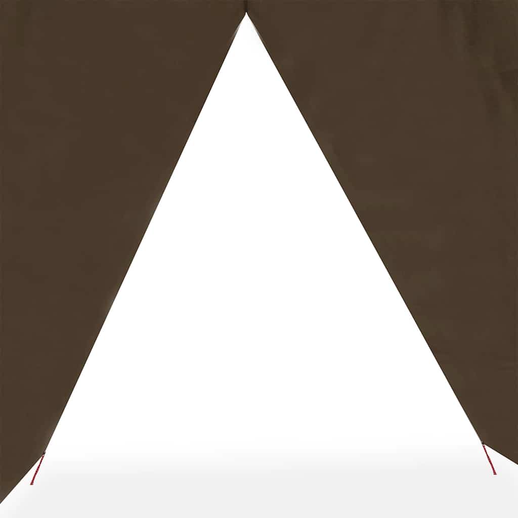 Lona de campismo 506x306 cm impermeável castanho