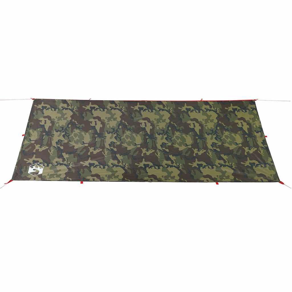 Lona de campismo 506x306 cm impermeável camuflagem
