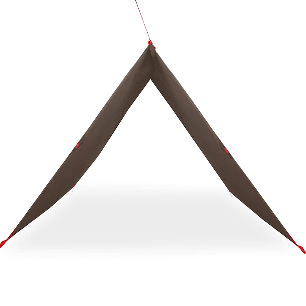 Lona de campismo 451x420 cm impermeável castanho