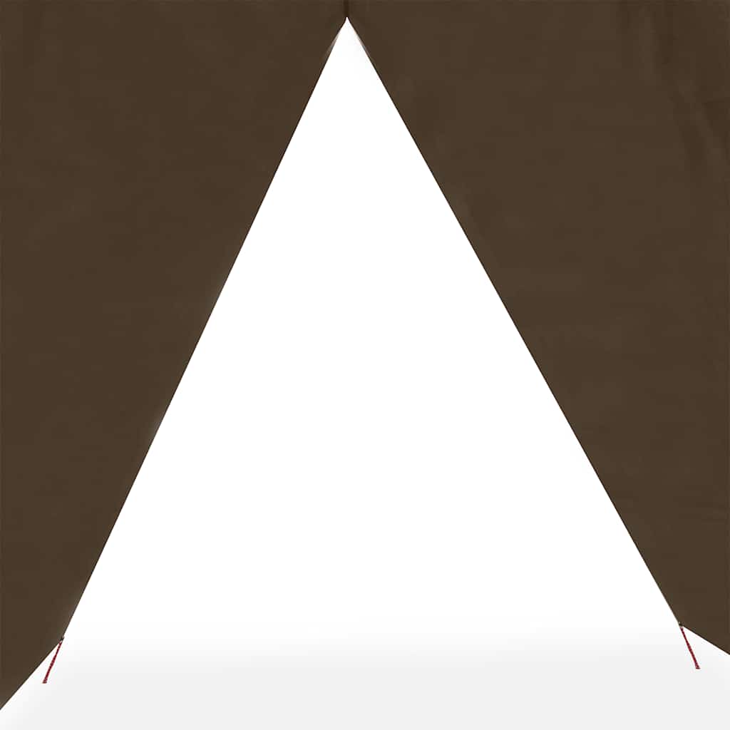 Lona de campismo 451x420 cm impermeável castanho