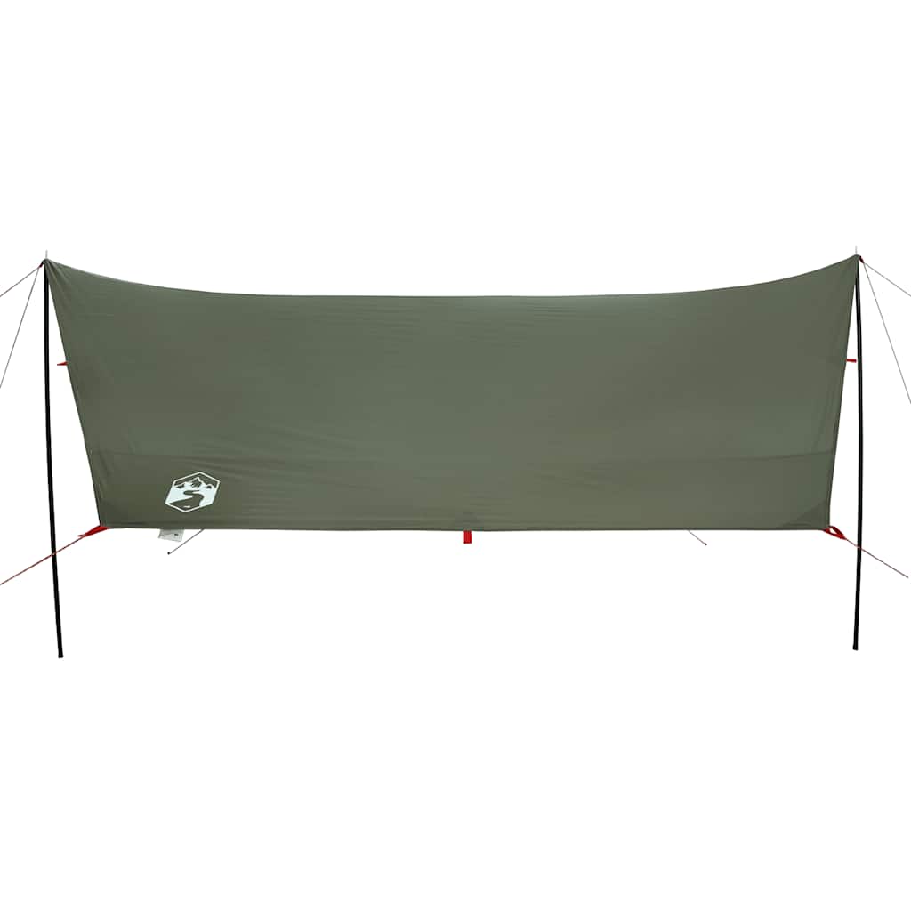 Lona de campismo 438x376x212 cm impermeável verde azeitona