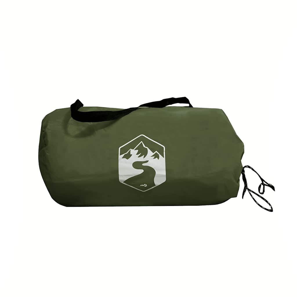 Lona de campismo 438x376x212 cm impermeável verde azeitona