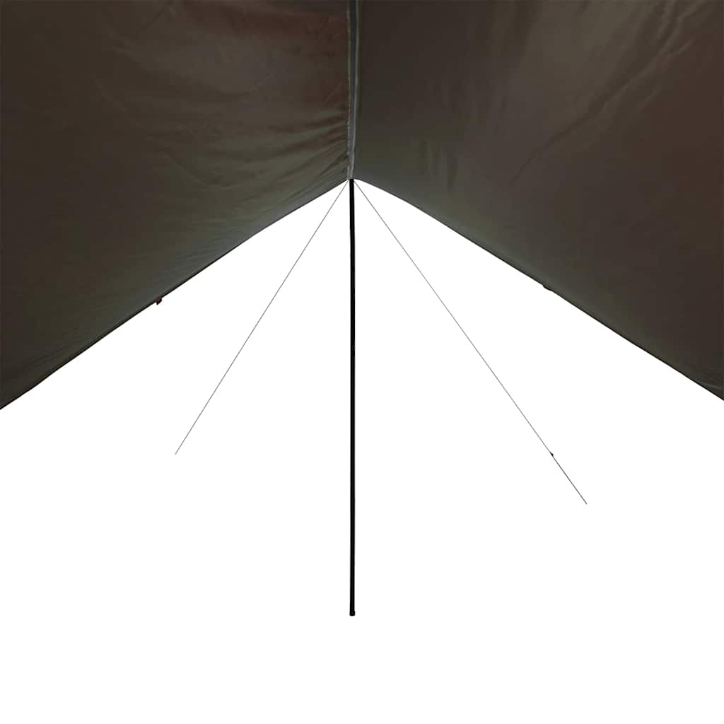 Lona de campismo 438x376x212 cm impermeável castanho