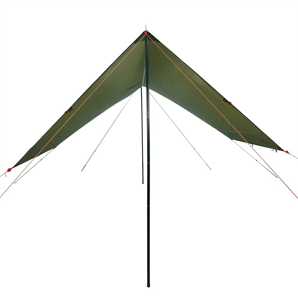 Lona de campismo 462x306x211 cm impermeável verde azeitona
