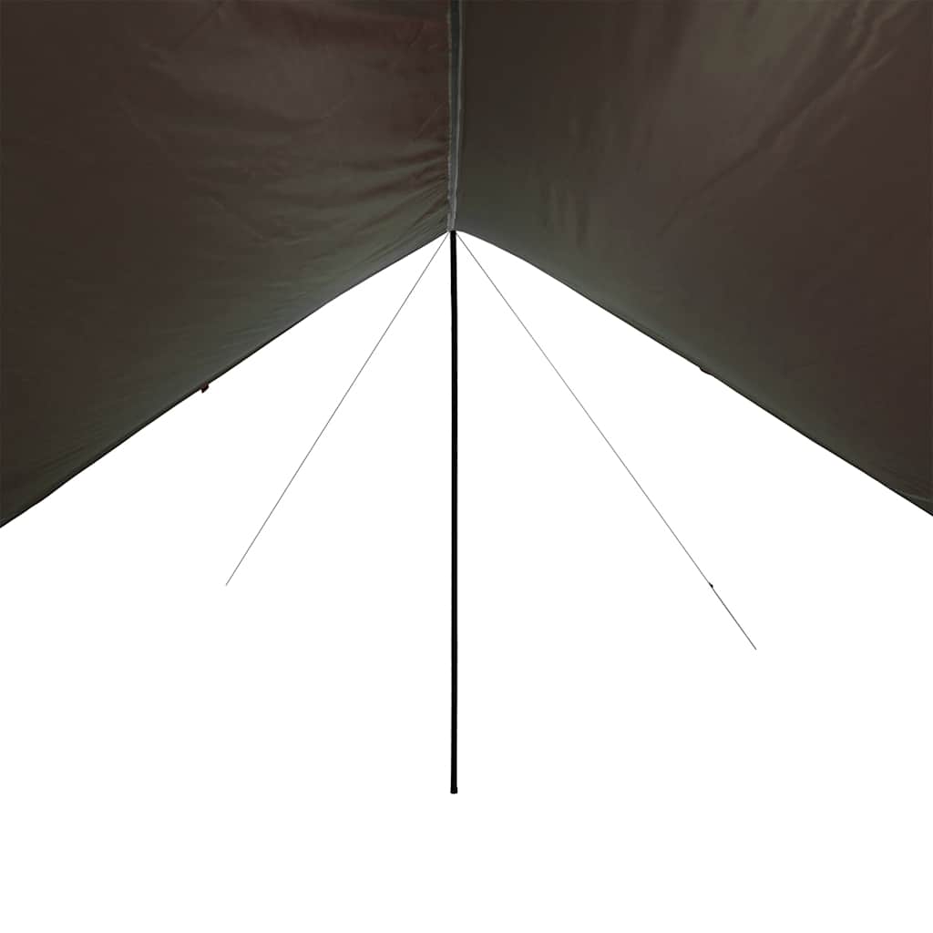 Lona de campismo 462x306x211 cm impermeável castanho