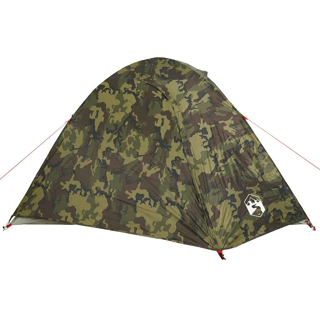 Tenda de campismo cúpula p/ 4 pessoas impermeável camuflagem