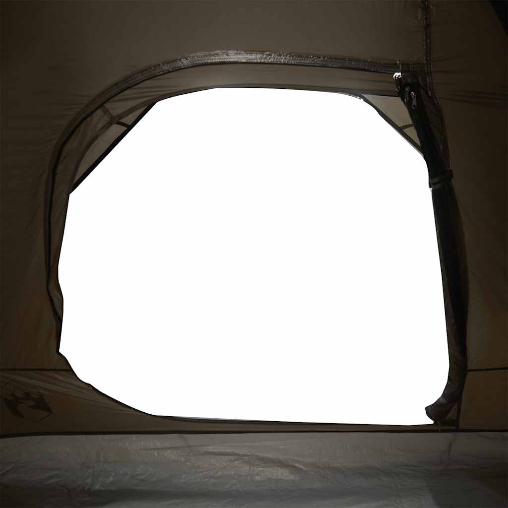 Tenda de campismo cúpula para 2 pessoas impermeável castanho