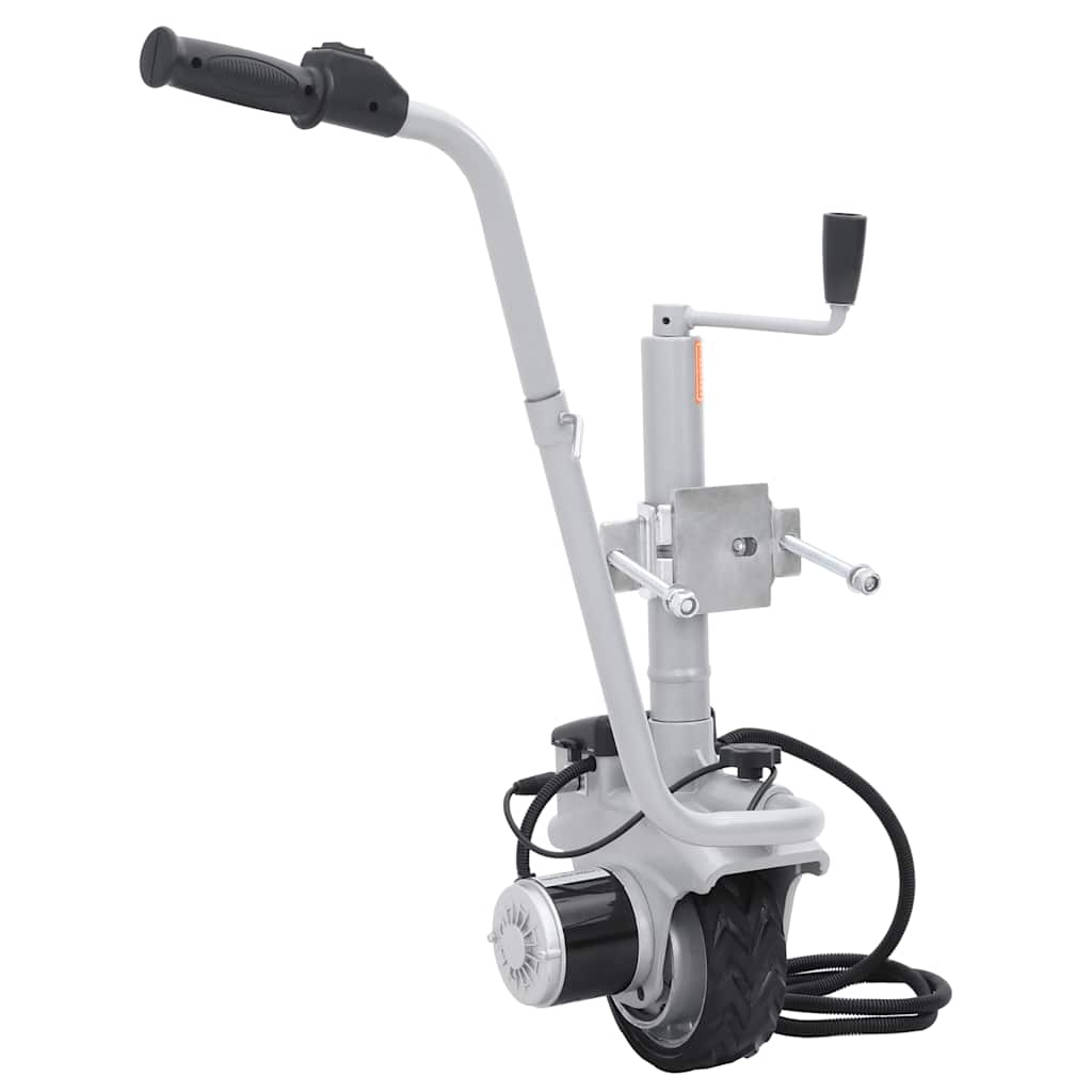 Roda jockey motorizada para atrelado alumínio 12 V 350 W
