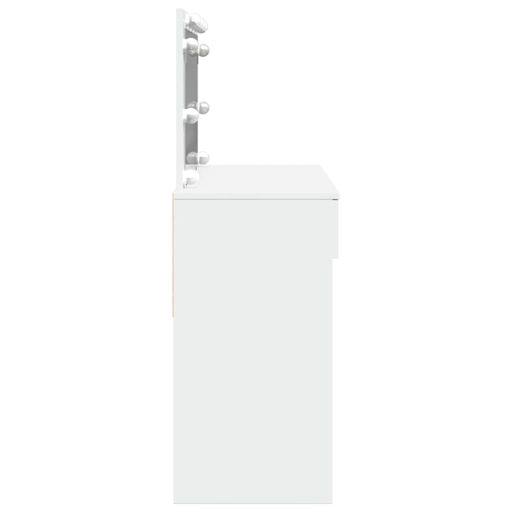 Toucador com LEDs 100x40x120 cm branco