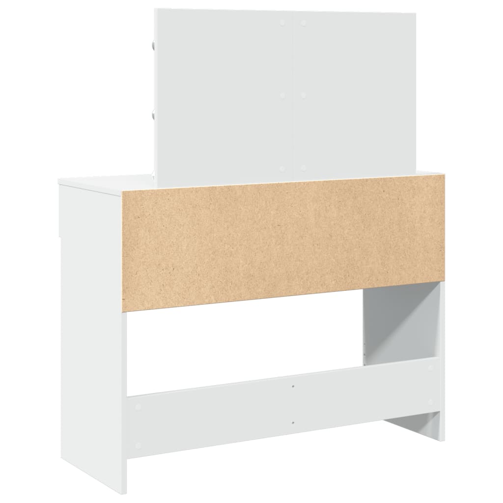 Toucador com LEDs 100x40x120 cm branco