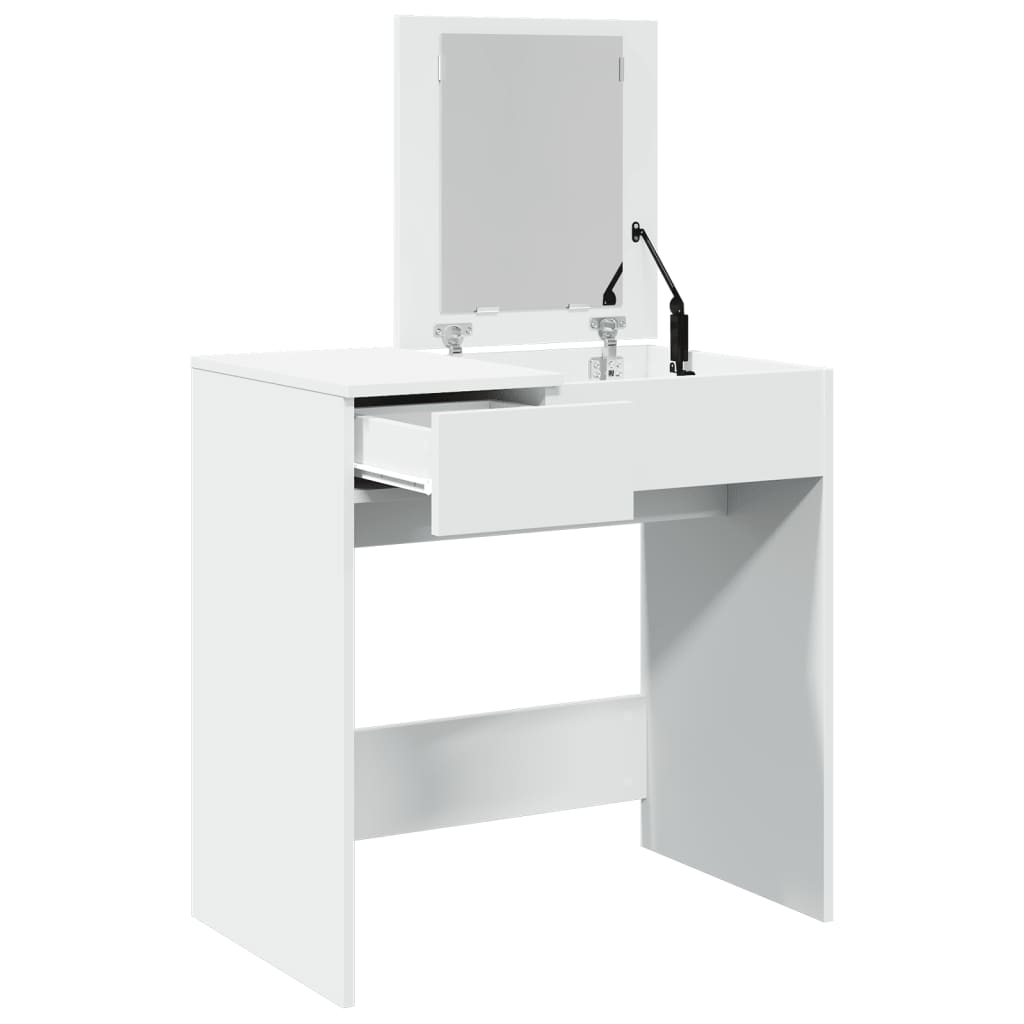 Toucador com espelho 73x46,5x120 cm cor branco