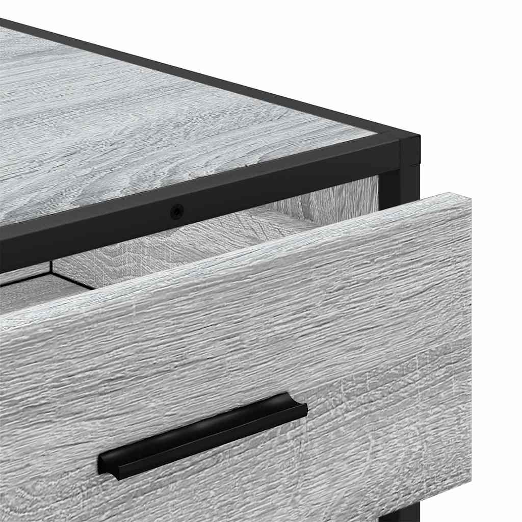 Cómoda com 4 Gavetas - 70x41x70 cm deriv. madeira - cinzento sonoma