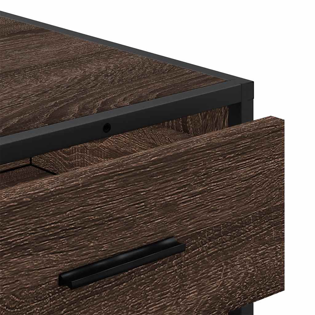 Cómoda com 4 Gavetas - 70x41x70 - cm - Derivados Madeira Carvalho Castanho