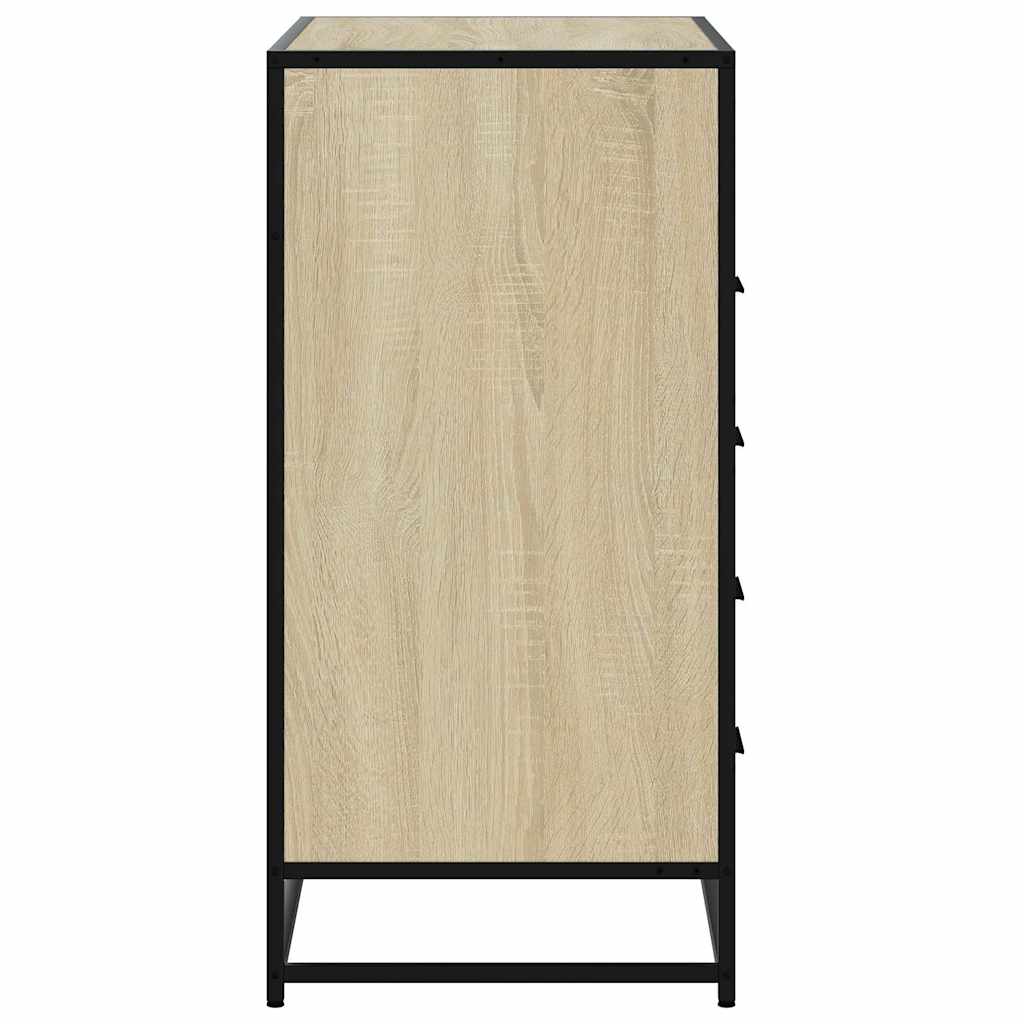 Cómoda com 4 Gavetas - 70x41x83,5 cm deriv. madeira - carvalho sonoma