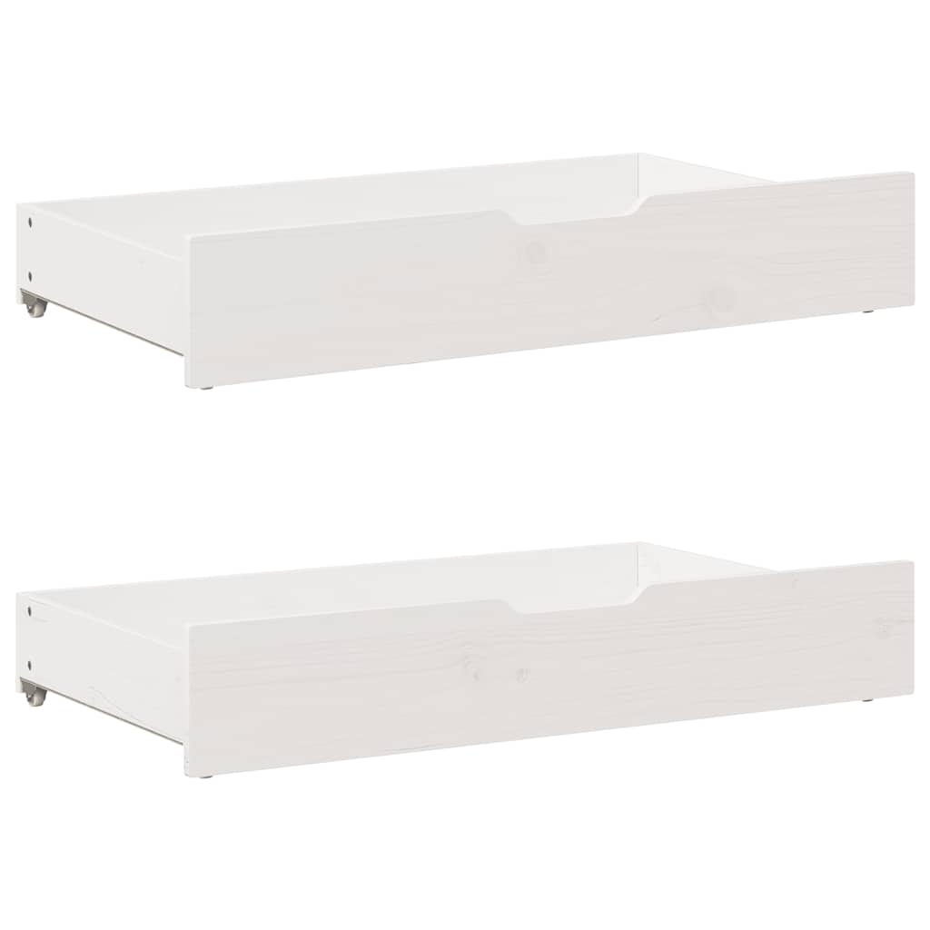 Estrutura de cama infantil c/ gavetas 90x190 cm pinho maciço