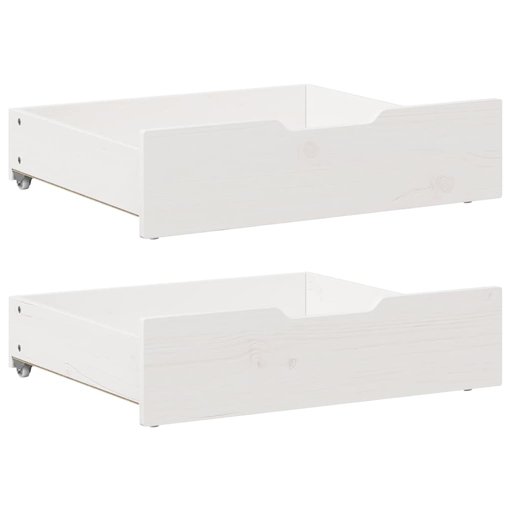 Estrutura de cama infantil c/ gavetas 80x170 cm pinho maciço