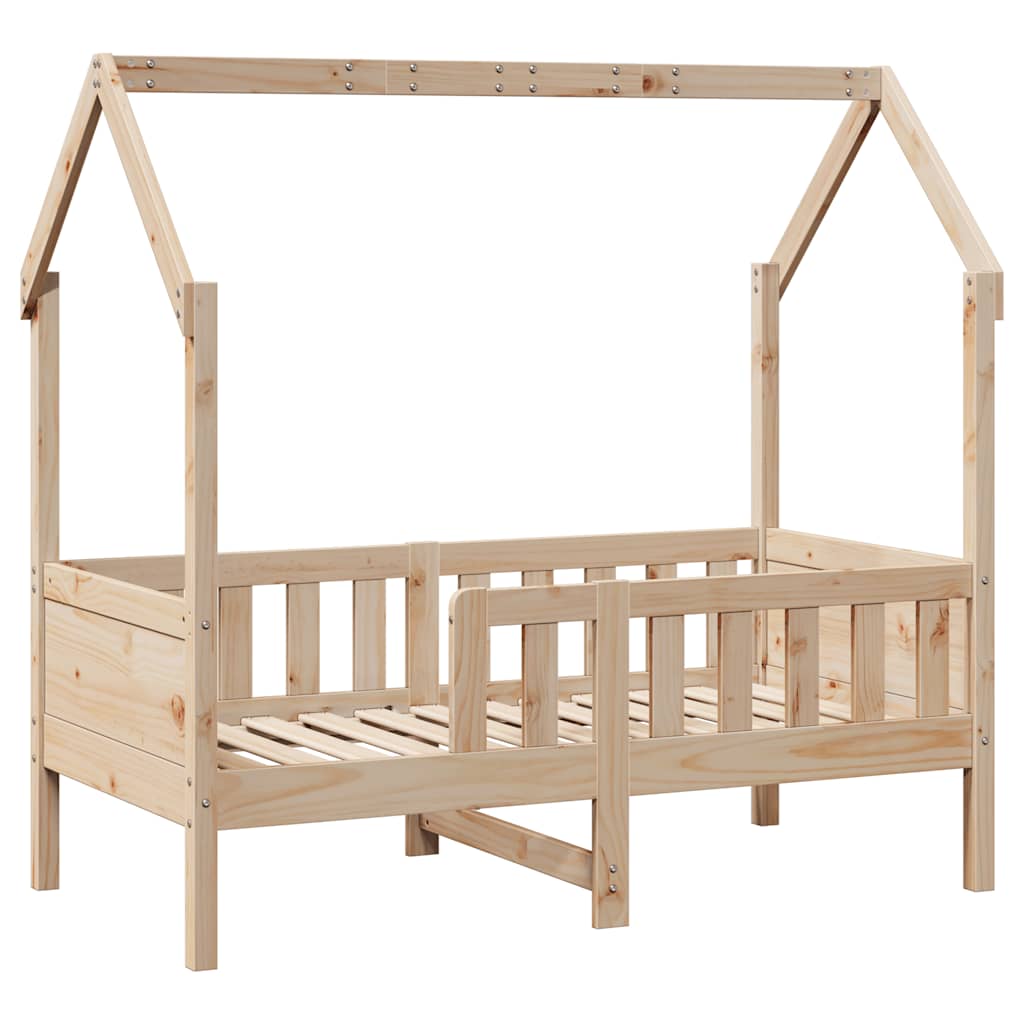 Estrutura de cama infantil c/ gavetas 70x140 cm pinho maciço