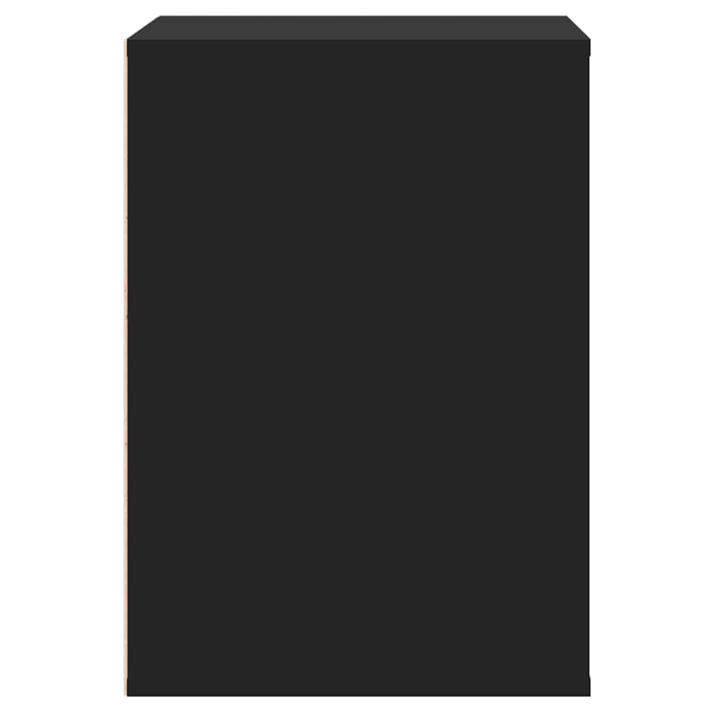 Cómoda com 3 Gavetas - 60x41x58 cm - derivados de madeira - preto