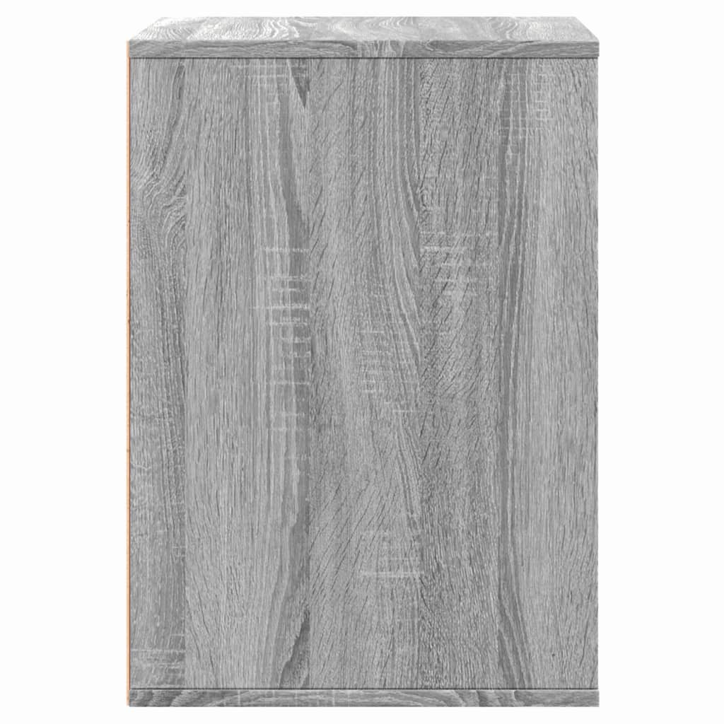 Cómoda com 3 Gavetas - 60x41x58 cm - derivados de madeira - cinzento sonoma