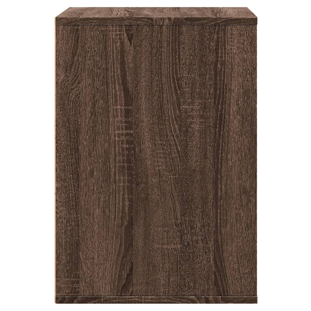 Cómoda com 3 Gavetas - 60x41x58 cm - derivados de madeira - carvalho castanho