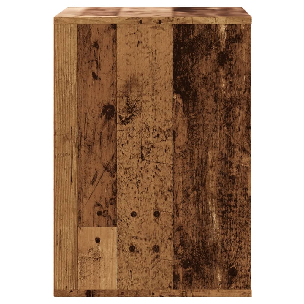 Cómoda com 3 Gavetas - 60x41x58 cm - derivados de madeira - madeira rústica