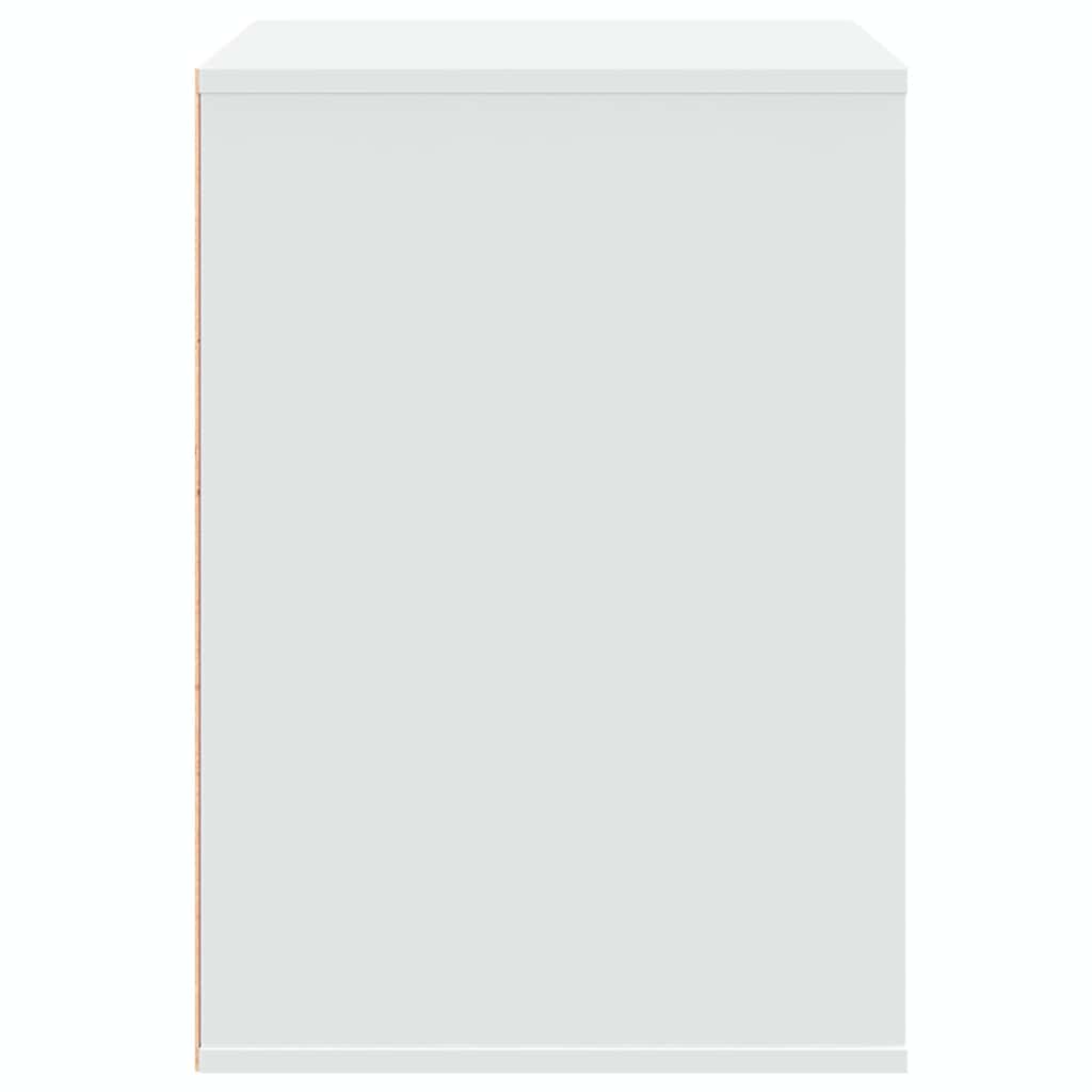 Cómoda com 3 Gavetas - 80x41x58 cm - derivados de madeira - branco