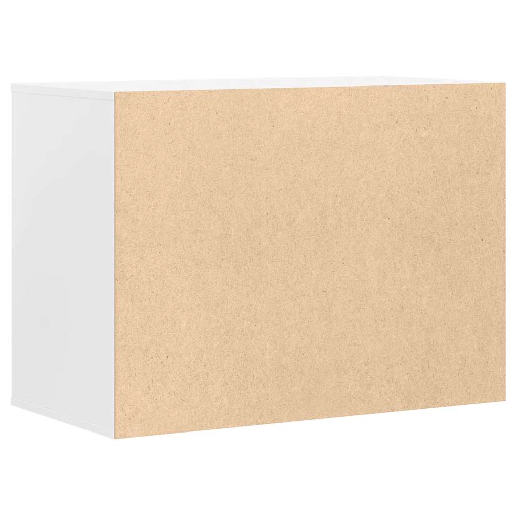 Cómoda com 3 Gavetas - 80x41x58 cm - derivados de madeira - branco